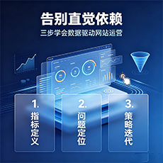 孝感建站-告别直觉依赖：三步学会数据驱动网站运营