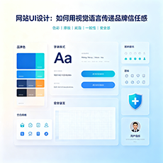 孝感建站-网站UI设计：如何用视觉语言传递品牌信任感
